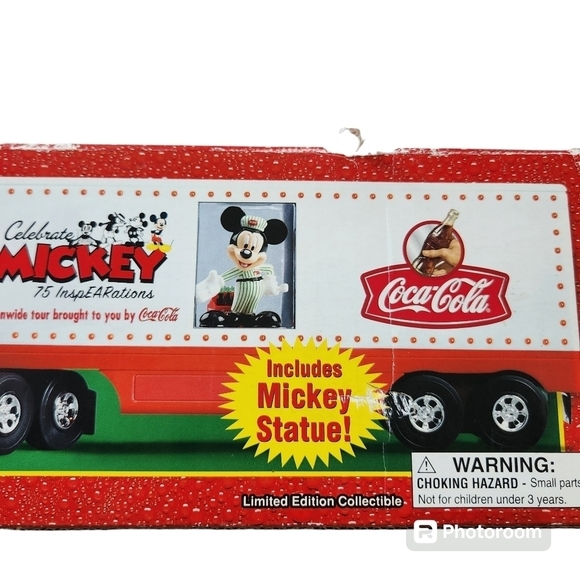 Vintage Disney Mickey Mouse Coca-Cola Limited Edition Collectible Tour Carrier - Picture 11 of 14